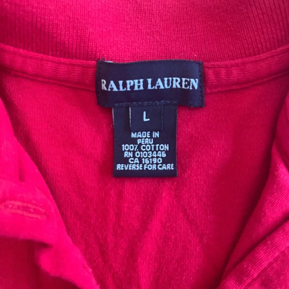 Ralph Lauren Red Polo Dress - Picture 2 of 3